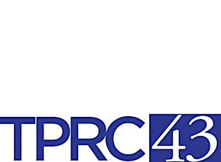 TPRC43: 43rd Annual Conference on Communications, Information and Internet Policy (TPRC) primary image
