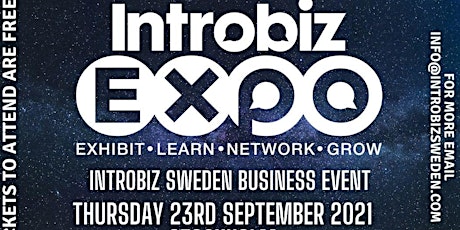 Introbiz Sweden's Annual Business Expo tickets