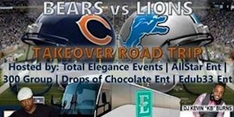 Chicago vs Detroit Takeover Road Trip (Bears vs Lions) primary image