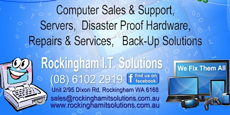 Rockingham IT Solutions Networking Sundowner Event primary image