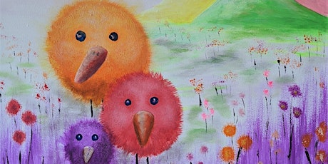 Come and Paint  ONLINE, live and friendly - Popple Ducks primary image