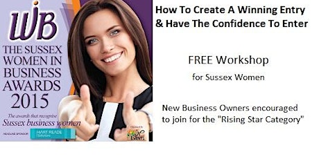 How To Win A Business Award - FREE Workshop for Sussex Women primary image