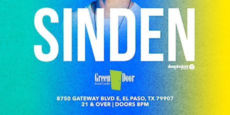 Sinden | July 10 | Green Door EP primary image