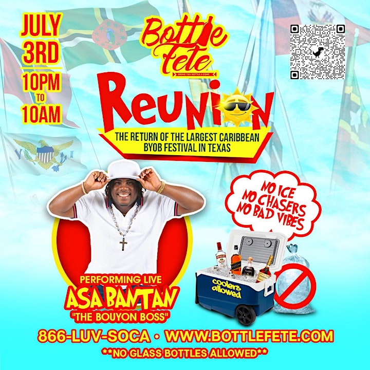 BOTTLE FETE #REUNION - Caribbean BYOB Festival image