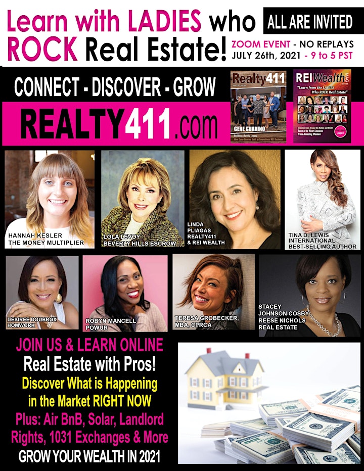 VIRTUAL EVENT: Learn from the Ladies Who ROCK Real Estate -- Connect Live! image