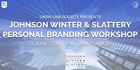 Johnson Winter & Slattery Personal Branding Workshop primary image