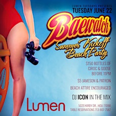 Lumen Tuesday's Baewatch Beach Party primary image