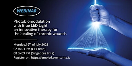 Immagine principale di Photobiomodulation with Blue LED Light for the healing of chronic wounds 