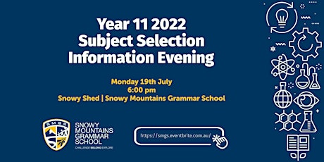 Primaire afbeelding van SMGS  2022 Year 11 Subject Selection Information Evening