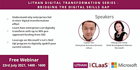 Lithan Digital Transformation Series - Bridging The Digital Skills Gap primary image