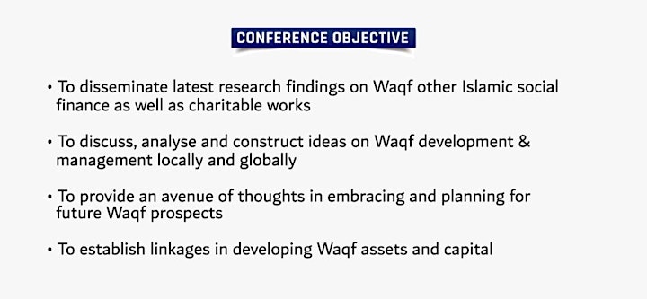9th Global Waqf Conference - Virtual Conference & Webinar image