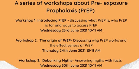 Primaire afbeelding van PrEP, 3 myth busting sessions about the  pill(s) that can prevent HIV.