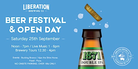 Liberation Brewing Co Anniversary Open Day and Beer Festival tickets
