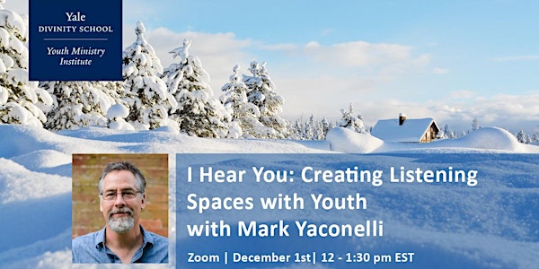 I Hear You: Creating Listening Spaces with Youth