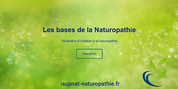 Parcours complet -19 soirées Naturopathie -  Cours du soir ISUPNAT