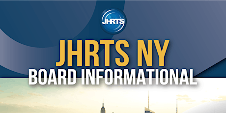 JHRTS NY Membership Info Session primary image