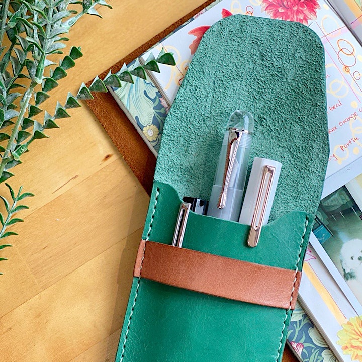 Leather Pen Pouch Making Workshop image