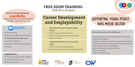 FREE Career Development  and Employability Sessions primary image