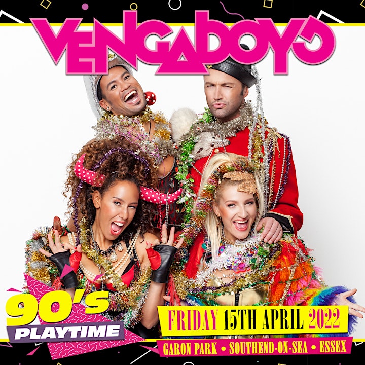 
		90'S PLAYTIME feat Vengaboys,911 and S Club image
