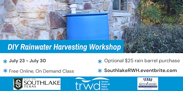 DIY Rainwater Harvesting Workshop and Barrel Sale