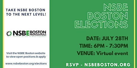 NSBE Boston Elections & Membership Meeting primary image