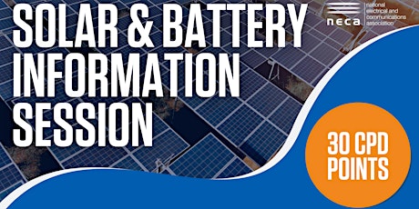 NECA Solar & Battery Information - Swan Hill primary image