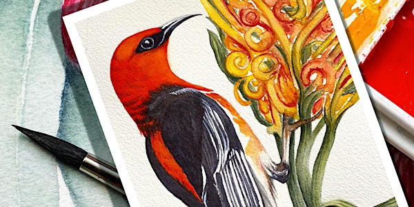 Watercolour Inspired by Local Birds & Blooms Workshop 1