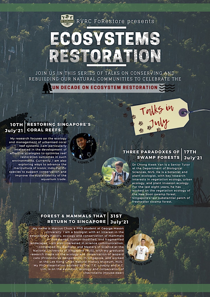 Ecosystems Restoration Talks Series image