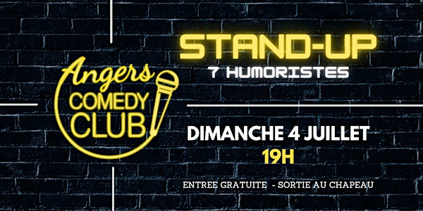 Angers Comedy Club - Dimanche  4 Juillet 2021 / Les Folies Angevines