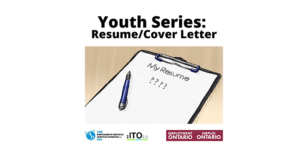 Youth Series Resume Cover Letter Tickets Tue Jul 6 2021 At 1 30 Pm Eventbrite