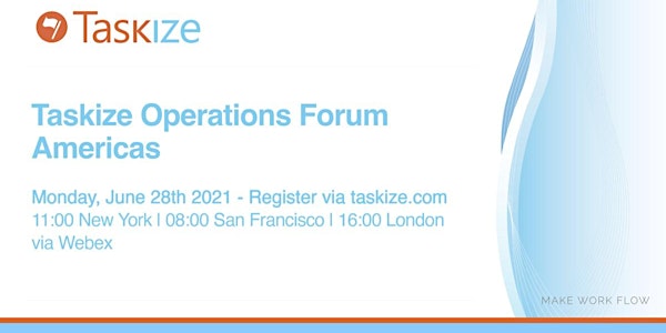 27th Taskize  Operations Forum