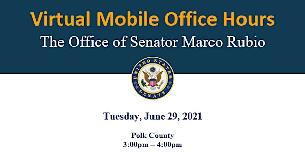 Polk County- Virtual Mobile Office Hours