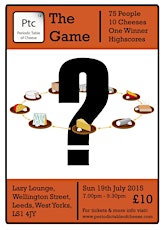 Periodic Table of Cheese: The Game at Lazy Lounge, Leeds primary image