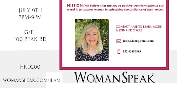 WomanSpeak - Introductory Session