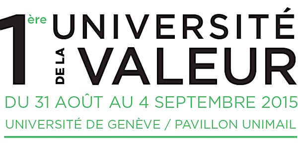 1ère Université de la Valeur - Value University