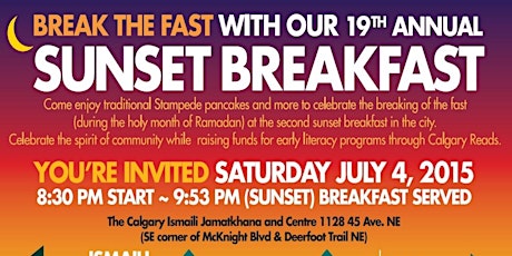 "Break the Fast" Stampede Sunset Breakfast primary image