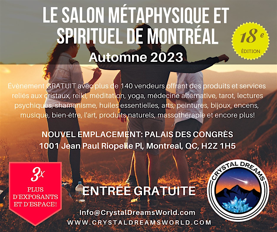 Le Salon Métaphysique et Spirituel de Montreal Par Crystal Dreams