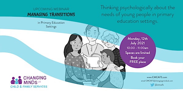 Managing Transitions in Primary Education Settings 2021 Webinar