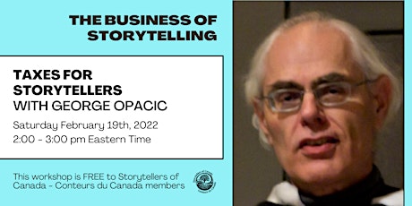 Taxes for Storytellers with George Opacic tickets