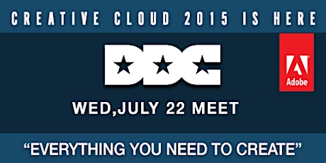 WED. July, 22 #DistrictCreate Meet: Adobe's Jason Levine, Creative Cloud 2015 primary image