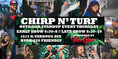 CHIRP N' TURF: Early Show w/Sherry Cola, JF Harris, Leah Rudick & More! primary image