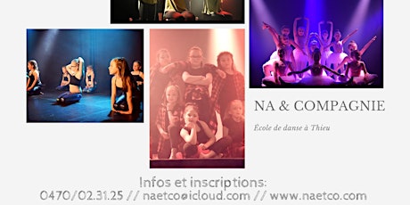 Primaire afbeelding van Inscriptions cours de danse Na&Compagnie - saison 2021-2022 Thieu