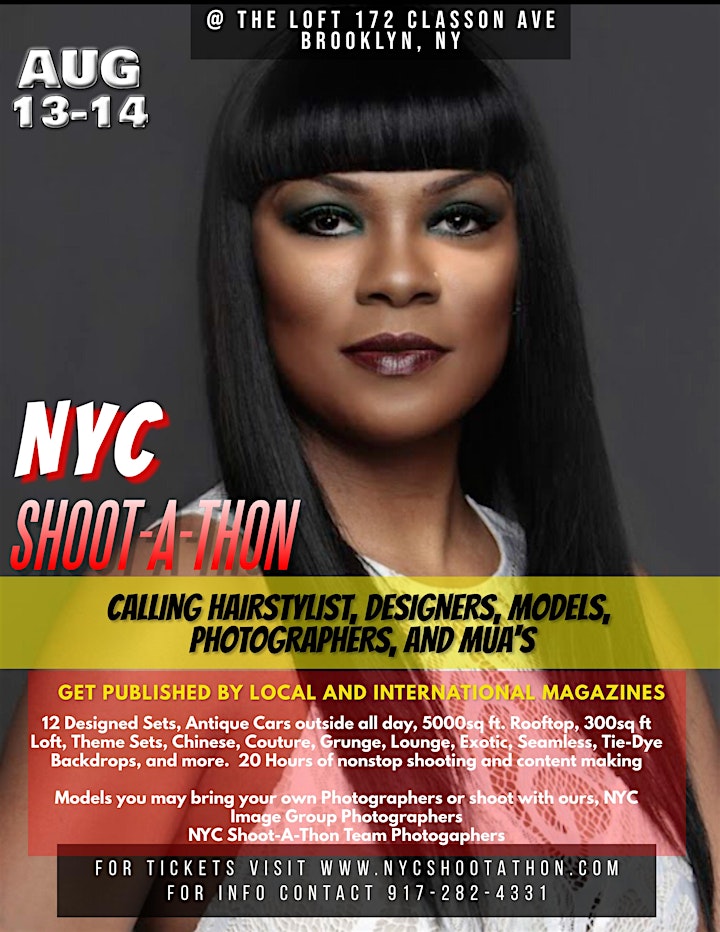 NYC Shoot-A-Thon (Power Shoot-Magazine Publication Event) August,13th/14th image