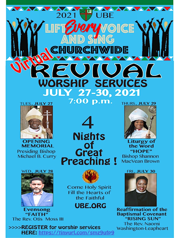 
		UBE 2021 Virtual Churchwide Revival Worship Services image

