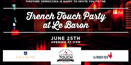 Image principale de French Touch Party at Le Baron