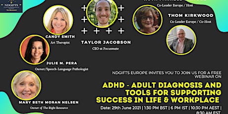 ADHD - Adult Diagnosis and Tools for Supporting Success. NDGiFTS Europe