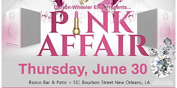 The PINK Affair EMF'22 with Darron Wheeler Entertainment