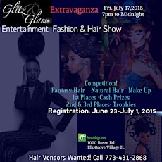 Glitz and Glam Entertainment Fashion & Hair Extravaganza 2015 primary image