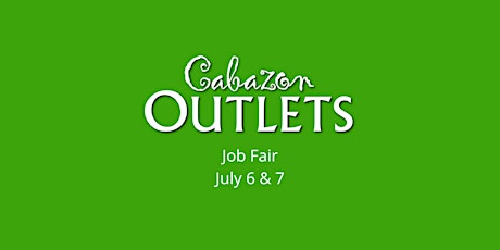 Cabazon Outlets Job Fair primary image