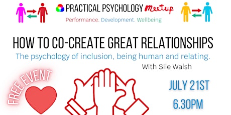 How to Co-create Great Relationships : with Sile Walsh primary image